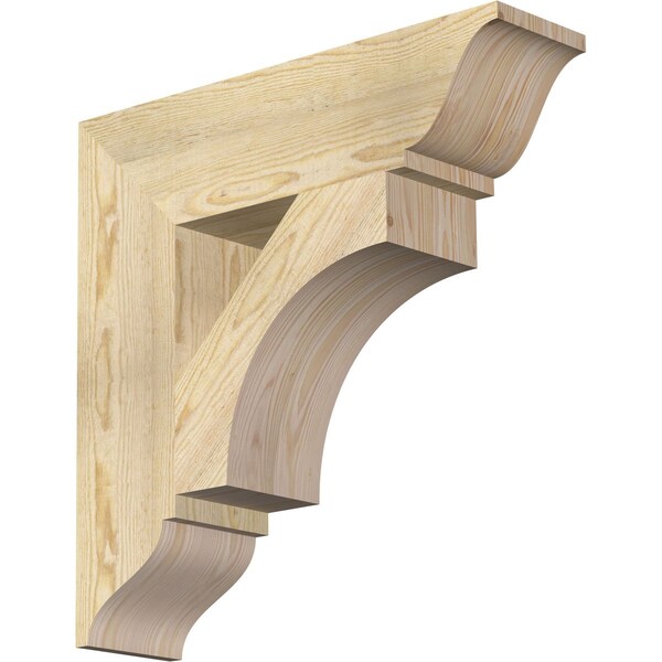 Ekena Millwork Westlake Traditional Rough Sawn Bracket, Douglas Fir, 6"W x 24"D x 24"H BKT06X24X24WTL01RDF - main